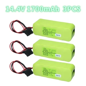 3-Pack 14.4V 1700mAh 12N-1700SCK Rechargeable Battery For OKUMA OSP-P200M System - Picture 1 of 2
