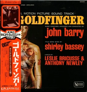 James Bond GOLDFINGER -1976 LP Original Soundtrack OBI - Picture 1 of 11