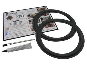 JBL 10" Foam Speaker Repair Kit fits 8" Cone JBL J1000MV FSK-10K (PAIR) - Picture 1 of 8