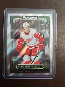 2021-22 Lucas Raymond Prominent Prospects Rookie Parkhurst Hockey Detroit Red... - Picture 1 of 2