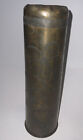Antique WWII Shell Casing Trench Art Vase Militaria