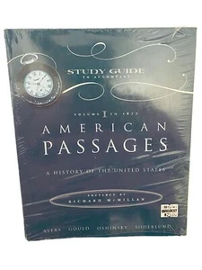 Study Guide To Accompany American Passages Volume I to 1877 By Richard McMillan - Picture 1 of 5