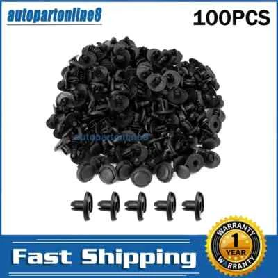 100PCS FENDER LINER CLIP PUSH RETAINER FOR HONDA CIVIC ACCORD ACURA INTEGRA RSX - Image 1 of 4