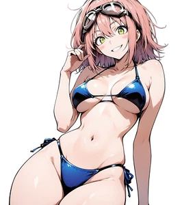 Haruko Haruhara FLCL Weatherproof Waifu Anime Sticker 6" Car Decal - Picture 1 of 1