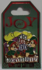 Spilla Disney DLR Joy 2017 Spilla Chip e Dale LE5000 - Foto 1 di 3