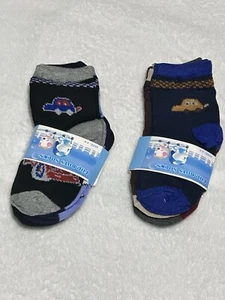 6 Pairs of Boys Car Socks | Size: 4-6 - Picture 1 of 4