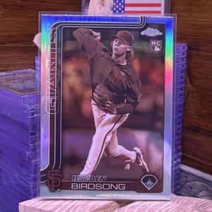 Hayden Birdsong 2025 Topps Chrome Rookie Sepia Refractor - Bild 1 von 2