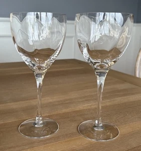 KOSTA BODA - Chateau Clear - Bicchieri calice acqua 8" - Set di 2 - Ottimi! - Foto 1 di 13