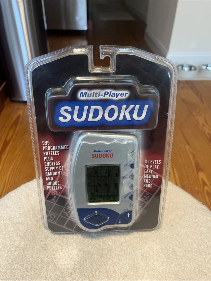 Multiplayer Sudoku Electronic Puzzles Hand Held- 3 Levels