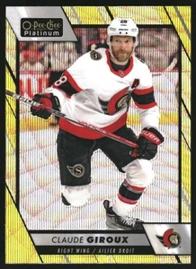 2023-24 O-Pee-Chee Platinum Neon Yellow Surge #63 Claude Giroux - Picture 1 of 2