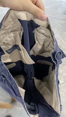 Polo Ralph Lauren Cargo Pants Mens Blue Modern Fit RL-067 Military Workwear - Image 1 of 4
