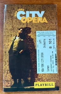 2003 New York City Opera Carmen Playbill Program Ticket Stub Lincoln Center NYC - Picture 1 of 4