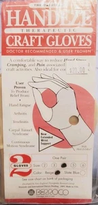 Guantes artesanales terapéuticos Berroco Original Handeze 1 par talla 4 beige - Imagen 1 de 3