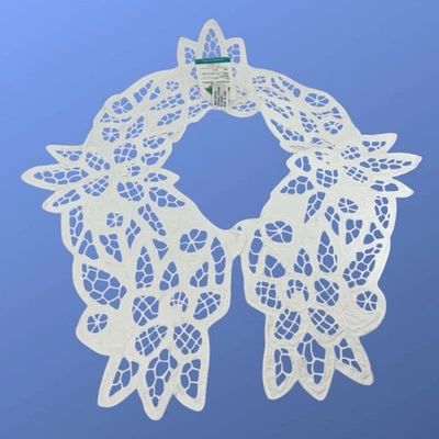 CUELLO BABERO CUELLO ENCAJE PRADERA PAYASO NÚCLEO DE COLECCIÓN ANTIGUO GÓTICO EDUARDIANO CAPRICHOSO Foto 1 de 4