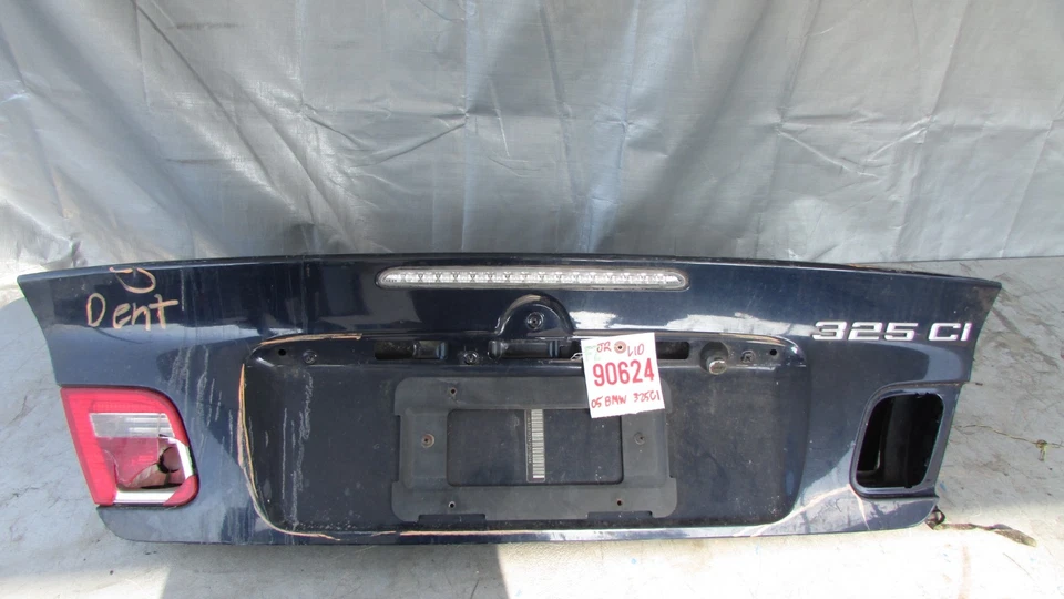 2004-2005-2006 BMW 325Ci Convertible Trunk Lid Rear Deck - black OEM - Image 1 of 4