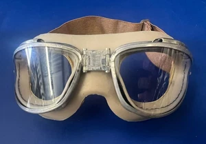 CHAS. FISCHER MKII NAVY PILOT FLYING GOGGLES - Picture 1 of 10