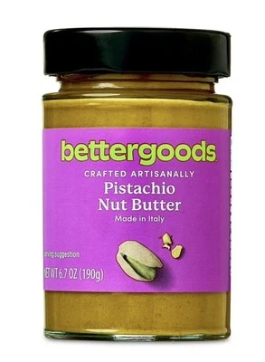 BetterGoods - Mantequilla de pistacho - Elaborada artesanalmente - Hecha en Italia - 6,7 oz Foto 1 de 2