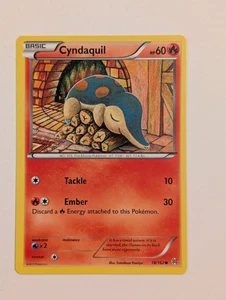 Tarjeta coleccionable única Cyndaquil - Pokemon XY BREAKThrough 18/162 - Imagen 1 de 4