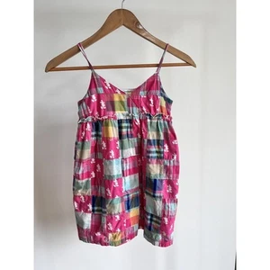 Vintage Disney Parks Patchworks Pink dress Girla size medium y2k - Picture 1 of 5