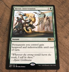 MTG - INTERVENCIÓN HEROICA - M21/Core Set 2021 (R) casi nuevo - Imagen 1 de 4