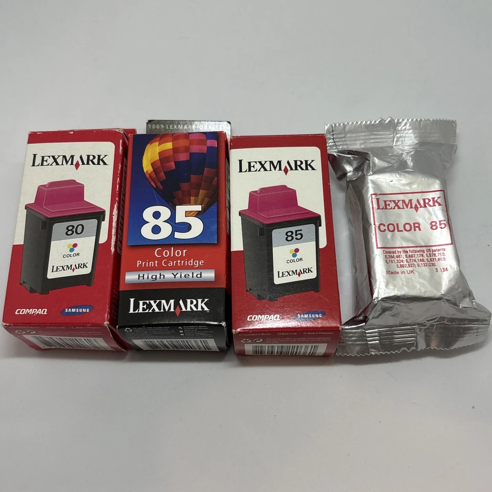 GENUINE Lexmark 85 & 80 Color HIGH YIELD Ink Cartridge - Image 1 of 4