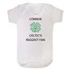 Personalised CELTIC Babygrow Bodysuit / Scotland Football CFC / Baby Shower Gift