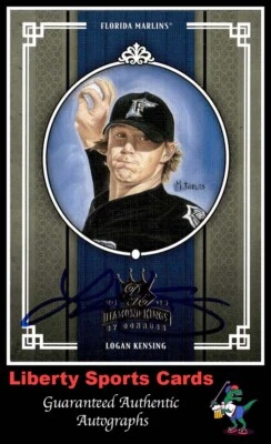 2005 Donruss Logan Kensing #245 Authentic Autographed Card Florida Marlins - Image 1 of 2