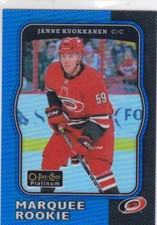 JANNE KUOKKANEN 2017-18 17-18 OPC PLATINUM RETRO BLUE RAINBOW RC #009/149 #R-99