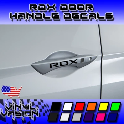 4x Door Handle Decal Sticker for RDX TSX TL TLX RL MDX Acura A-Spec Foto 1 de 3