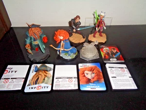Disney Infinity Figure Group Ahsoka, Anakin, Davy Jones, Merida - Picture 1 of 6
