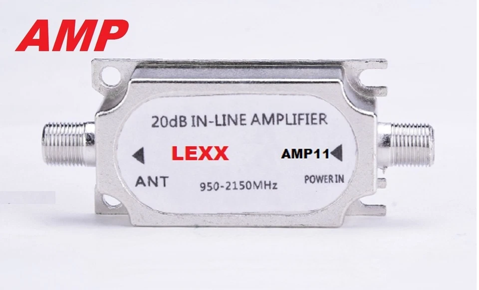 ANTENNA SATELLITE INLINE AMPLIFIER SIGNAL BOOSTER HDTV BELL DIRECTV DISH NETWORK - Image 1 of 4