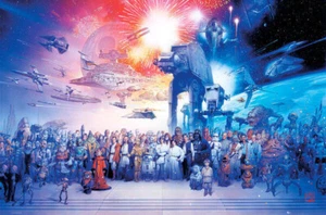 STAR WARS - GALAXY CHARACTERS POSTER - 24x36 - 50816 - Picture 1 of 1