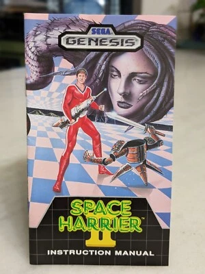 Space Harrier II (Sega Genesis, 1989) Instruction Manual Insert Only - Image 1 of 4
