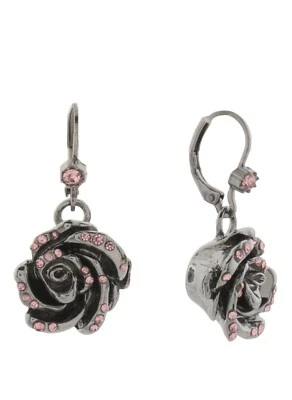 BETSEY JOHNSON Rose Drop Earrings - Image 1 of 2