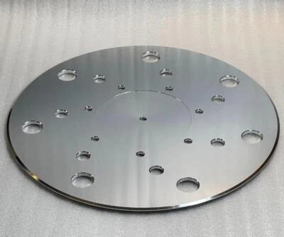 Aluminum Alloy Turntable Sheet 5mm Thick Taper MJ-12 Slip Mat plate  - Image 1 of 4