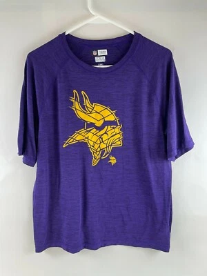 Vikings Shirt Men’s Size L Purple Minnesota Short Sleeve NFL TEAM APPAREL - Image 1 of 4