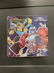 Calendario de pared sellado Transformers Cyberverse 10x10" 2023 16 meses - Imagen 1 de 2