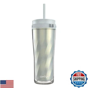 Contigo AUTOCLOSE Shake and Go, Protein Shake Tumbler, Smoothie Cup, 24oz, Ma - Picture 1 of 5