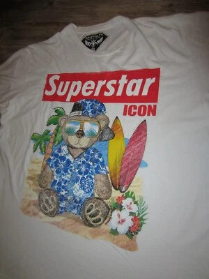 CAMISETA HOMBRE 3XL XXXL SUPERSTAR ICON PECHO 52 LARGO 30 ETIQUETA RAWYALTYBLACK EN MUY BUENA CONDICIÓN  Foto 1 de 4