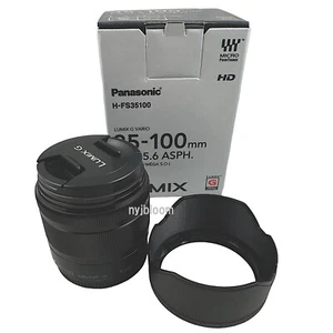 New Panasonic LUMIX G VARIO 35-100mm f/4.0-5.6 ASPH. MEGA O.I.S. Lens - BLACK - Picture 1 of 12