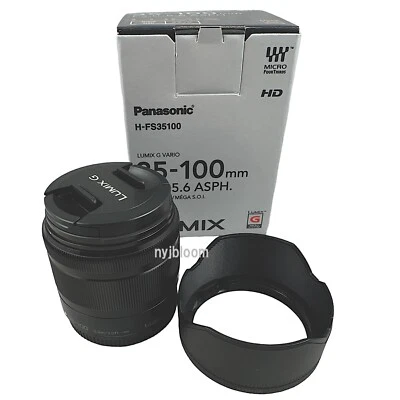 New Panasonic LUMIX G VARIO 35-100mm f/4.0-5.6 ASPH. MEGA O.I.S. Lens - BLACK - Image 1 of 4