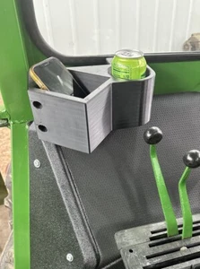 John Deere 20 Series Factory Cab Phone And Cupholder - Picture 1 of 3