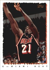 1994-95 Topps Miami Heat Basketball Card #252 Ledell Eackles 