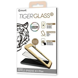 VITRE PROTECTION VERRE TREMPÉ FILM ÉCRAN iPhone XS MAX MUVIT BETTER - Photo 1 sur 2