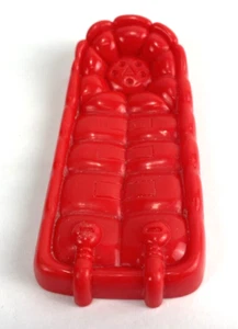 TMNT Technodrome Teenage Mutant Ninja Turtles Red Bed Mat Part Vintage 1990 - Picture 1 of 5