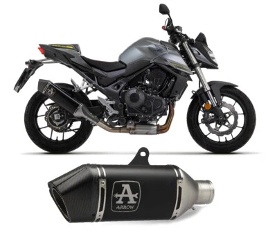 Terminale Scarico Arrow 71503van Alluminio Nero HONDA CB 750 HORNET 2023 - Immagine 1 di 4