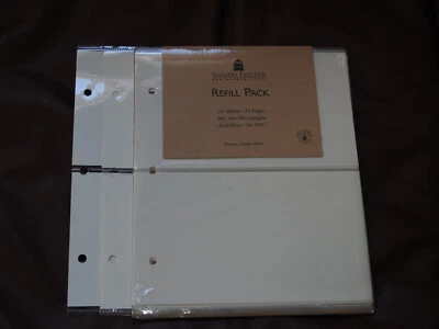 Álbum de fotos Gallery Leather 4x6 bolsillo recarga paquete de 10 hojas + 2 hojas extra Foto 1 de 4