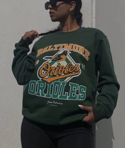 Vintage MLB Baltimore Orioles EST 1901 SweatShirt Unisex Men Women KV11652 Cover