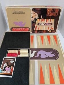 Vintage Selchow & Righter Backgammon 1975 Board Game Complete S and R Games - Picture 1 of 1
