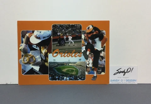 Postcard Vintage BALTIMORE ORIOLES/Take Me Out To The Ball Game/ Hard to Find Cover